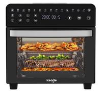 Friteuse à Air 15L - Iceagle - Air Fryer Double Résistance - 2200W - -13 Programmes - Température 50-230°C