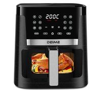 Friteuse à air 7L AirFryer sans huile 1700 W Four électrique sain grande capacité avec fenêtre de cuisson visible, 12 préréglages en une seule touche, contrôle numérique, cuisson personnalisable