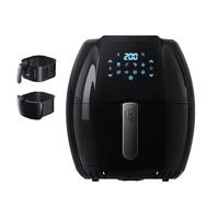 Friteuse à Air 9.5L 2000W - Sans Huile - 8 Programmes Prédéfinis - 80-200°C - Écran Tactile - Boutons Anti-Brûlure - Air Fryer