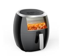 Friteuse à Air, Air Fryer 8L XL, 1800 W Multifonctionnelle,Friteuse Sans Huile Pour 8 Personnes, 8 Programmes, Écran Numérique LED, Recettes De Papier