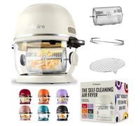 Friteuse à air autonettoyante Vortex de 5L, visibilité 360°, non toxique, sans BPA, fonctions 6 en 1