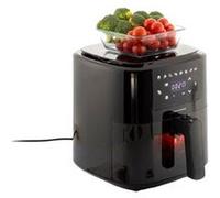 InnovaGoods® Air fryer 5L, friteuse sans huile 1500W avec +100 recettes en FR, friteuse electrique avec balance intégrée, 8 programmes, écran tactile, fenêtre, minuterie et flux d'air à 360°.