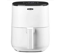 Friteuse à air avec écran tactile BELLA 3L, friture sans huile, poêle antiadhésive et panier de friture compatibles lave-vaisselle pour un nettoyage facile, blanc mat