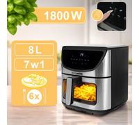 Friteuse à air BERGMANN YA 8L 1800W Noir