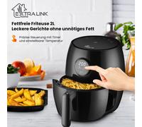 Friteuse à air chaud 2L friteuse friteuse à air chaud Air Fryer 2L 1000W minu...