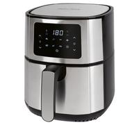 ProfiCook PC-FR 1239 H Unique 5,5 L Autonome Friteuse d’air chaud Noir, Acier inoxydable
