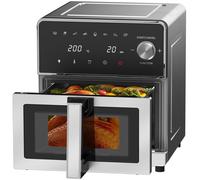 friteuse à air chaud 8L XXL, KDF-101DUW Airfryer avec fenêtre de visualisation, 8 programmes de cuisson, écran numérique, commande par bouton, 50℃-200℃