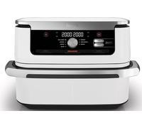 Ninja AF500EUWH friteuse Double 10,4 L Autonome 2470 W Friteuse d’air chaud Argent, Blanc