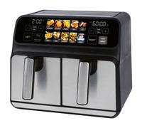 Double friteuse à air chaud 2200W 8 litres (2x4 L) PROFICOOK