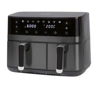 ProfiCook Friteuse à air chaud PC-FR 1295 H 9 l 2700 W 2 thermostats séparés Noir/Inox