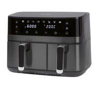Profi Cook PC-FR 1295 H Friteuse à air chaud 9 l 2700 W 2 thermostats séparés noir, inox