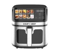 Comfy Nest, Friteuse à Air Chaud 8L avec Écran Digital 1700W, Technologie Rapid Air, 10 Programmes Prédéfinis, Contrôle de Température 80-200°C, Noir, Cuisine Saine et Pratique, Air Fryer