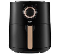 Friteuse à air chaud Arzum 4L noire, friteuse à air sans huile, friture saine, temps et température réglables, panier amovible facile à nettoyer, passe au lave-vaisselle