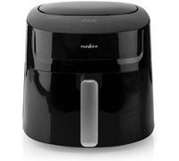 Nedis KAAF170BK Friteuse à air chaud 7.2 l fonction minuteur, sans BPA, revêtement anti-adhésif noir