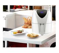 Friteuse à air chaud - Blanc - 3.5L - 1400W - 7 programmes - Écran tactile LED
