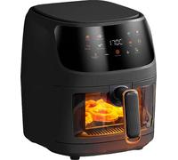 Friteuse à air chaud, capacité 8L, bouton rotatif, noir, EU