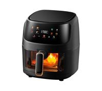 Friteuse à air chaud, capacité 8L, écran tactile LED, noir