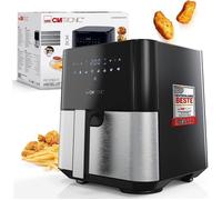 Friteuse à air chaud - Clatronic - 1450 W - Acier inoxydable - 5 Litres - Noir