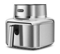 COSORI ICONIC Airfryer, 96% acier inoxydable, revêtement céramique sans PFAS ni BPA, Air fryer 7-en-1, jusqu’à 61% d’économie d’énergie, 50+ recettes, compatible lave-vaisselle, capacité 6,2 L