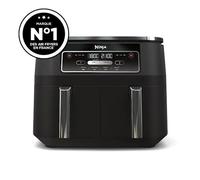 Ninja Foodi Dual Zone Air Fryer numérique, 2 tiroirs, 7,6L, 4-en-1, sans huile, Friture à air, Max Crisp, Rôtissage, Réchauffage, Antiadhésif, paniers et plaques lavables au lave-vaisselle, AF200EU