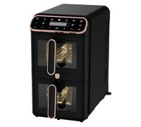 Friteuse à air chaud double numérique 5,5+5,5 L Collection Black Rose
