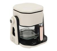 Friteuse à air chaud en verre - 4,5 l - 3 en 1 - Avec fonction grill - Écran LCD - 1200 W - Verre borosilicate - Fenêtre de visualisation - Minuterie de 60 min - Réglage de la température - Design