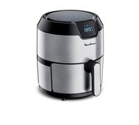 Moulinex Easy Fry EZ401D10 friteuse Unique 4,2 L 1500 W Friteuse d’air chaud Noir, Acier inoxydable