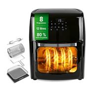 Friteuse à air chaud - GOURMETmaxx - 12 l - 1800 W - Écran tactile - Multifonctionnelle