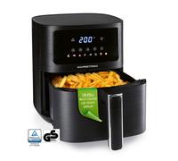 GOURMETmaxx AirGenius Friteuse à air chaud - 4,5 L Airfryer | Friteuse avec 6 fonctions, 8 programmes | Mini-four - aliments pauvres en graisse | Friteuse à air chaud avec écran couleur, Touch