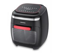 Friteuse à air chaud Heinner Crystal Clear HAF-B2000FB, 2000W, capacité du panier 4,5L, capacité du four 11L, 8 programmes, 3 grilles de cuisson à air chaud, tige de rôtisserie, température réglable :