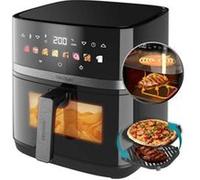 Cecotec Air Fryer Cecofry&Grill Duoheat 8000. Friteuse à Air sans Huile 8L, Grill et Plancha, Résistance Double, 2200W, Cuisson Uniforme, Moins de Graisse, Idéale pour Pizzas