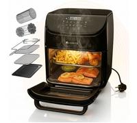 Friteuse à Air Chaud Juskys Noire 12 L - Écran Tactile LCD - 10 Programmes - 25 à 200 °C - Minuterie
