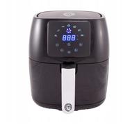 Friteuse à air chaud Masterchef numérique 4,5 L sans huile 1400W 80 - 200°C Minuterie Noir
