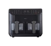 Friteuse à air chaud - MEDION MD11760 - 2 paniers indépendants - 8,7L - 2600W - 200°C - 9 Programmes - Noir noir G