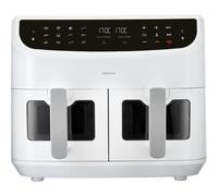 Friteuse A Air Chaud - Medion - P20 Xxl Twin - 2600 W - 2 Paniers - 9 Programmes - Blanc Medion