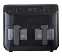 Friteuse A Air Chaud - Medion - P20 Xxl Twin - 2600 W - 2 Paniers - 9 Programmes - Noir Medion