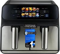 Friteuse à air chaud - PROFICOOK - Double 8L - 2200W - 7 programmes - Acier inoxydable