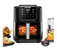 Rommelsbacher Friteuse à air FRH 1700 – 8 L XXL, 10 programmes, 60-200 °C, 45 dB
