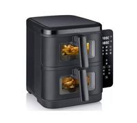 Severin Friteuse sans huile FR2468 2x5,5 L 2600 W Noir