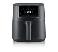 Severin FR 2462 Friteuse à air chaud 7 l 1700 W avec écran, revêtement anti-adhésif noir