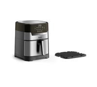 Friteuse à air chaud - TEFAL - EY505D - 4 2 L - 1400 W - Acier inoxydable