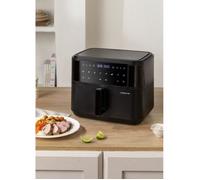 Fryer Air Dual - Friteuse à Air Sans Huile 10 L Avec Séparateur Noir by CREATE
