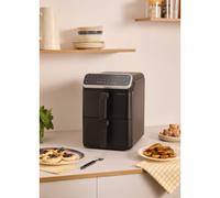 FRITEUSE À AIR DOUBLE EMPILAGE - Friteuse À Air Double Hauteur De 11,2 L Avec Contrôle Indépendant Noir
