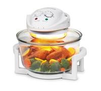 Friteuse à air électrique avec convection turbo, cuisson sans huile pour des repas sains, appareil multifonction pour rôtir, cuire au four et griller