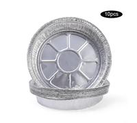 Friteuse À Air En Aluminium,Fournitures De Cuisine,Récipients Alimentaires,Four Carré,Plateau De Barbecue,Résistant À L'Huile,Antiadhésif,Outils De Cuisson De Cuisine.10Pcs 8Inch.