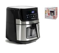 Friteuse À Air Gênes Smart En Métal Et Plastique Couleur Noire Lt 6,5.