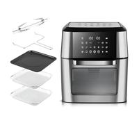 Friteuse À Air Grande Capacité 12 L, Friteuse Électrique Multifonction Avec Fenêtre De Visualisation, Écran Tactile Intelligent, Cuisson Sans Huile For Un Usage Domestique