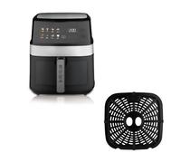 Friteuse À Air Grande Capacité 8 L Avec Fenêtre Visuelle Et Écran Tactile Intelligent - Friteuse Électrique Multifonction Sans Huile For La Cuisine À Domicile