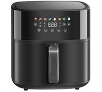 Friteuse à air - HOMCOM - 8L - 1700W - 8 programmes, température réglable et minuterie - acier et plastique - 32,5x41x32cm - noir