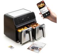 Friteuse à Air - InnovaGoods - 8L - Design moderne - Température variable - 100 recettes